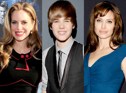 Kristin Bauer, Justin Bieber, Angelina Jolie Kristin Bauer, Justin Bieber, Angelina Jolie